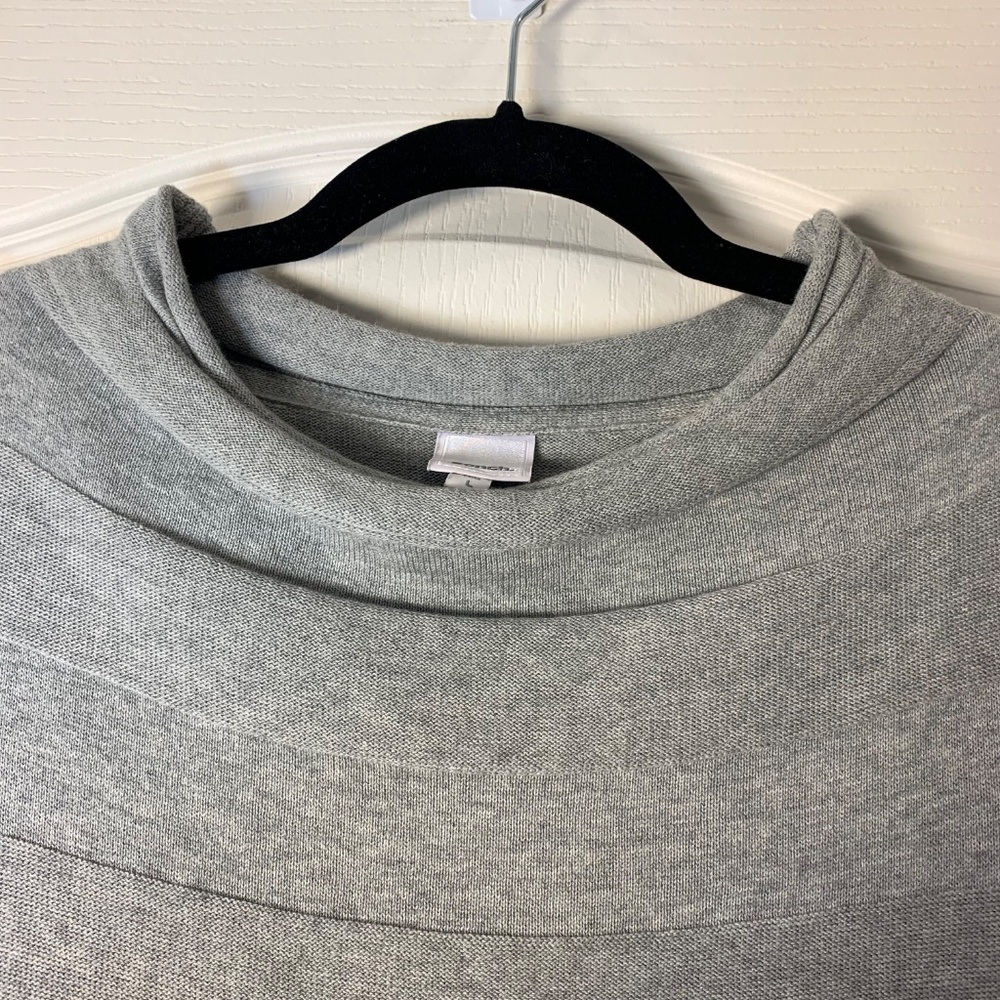 Bench Grey Knit Office Comfort Dress – Soft Cotton Workwear Casual Office - Picture 4 of 7